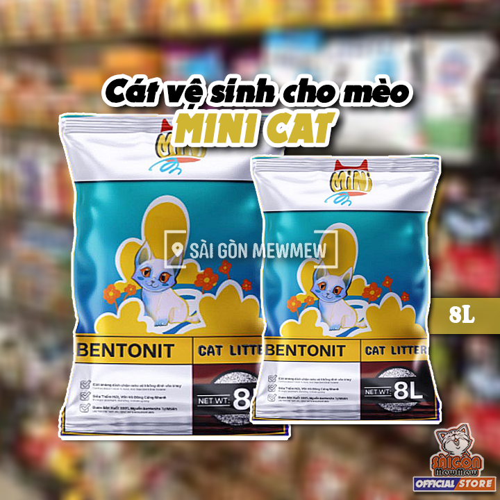 [8L-4KG] Cát vệ sinh cho mèo MINI CAT