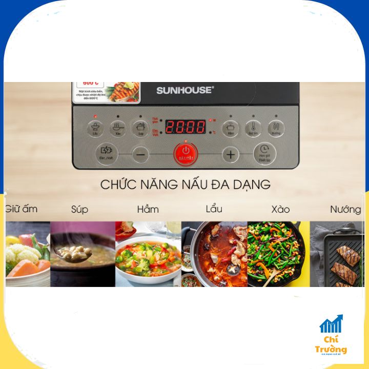 [BẾP ĐIỆN TỪ]: Sunhouse SHD 6152