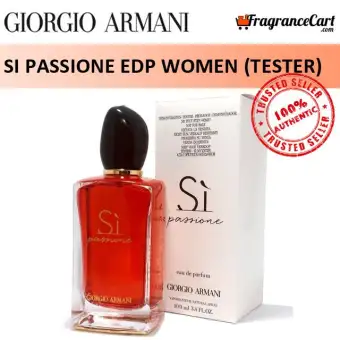si perfume red bottle