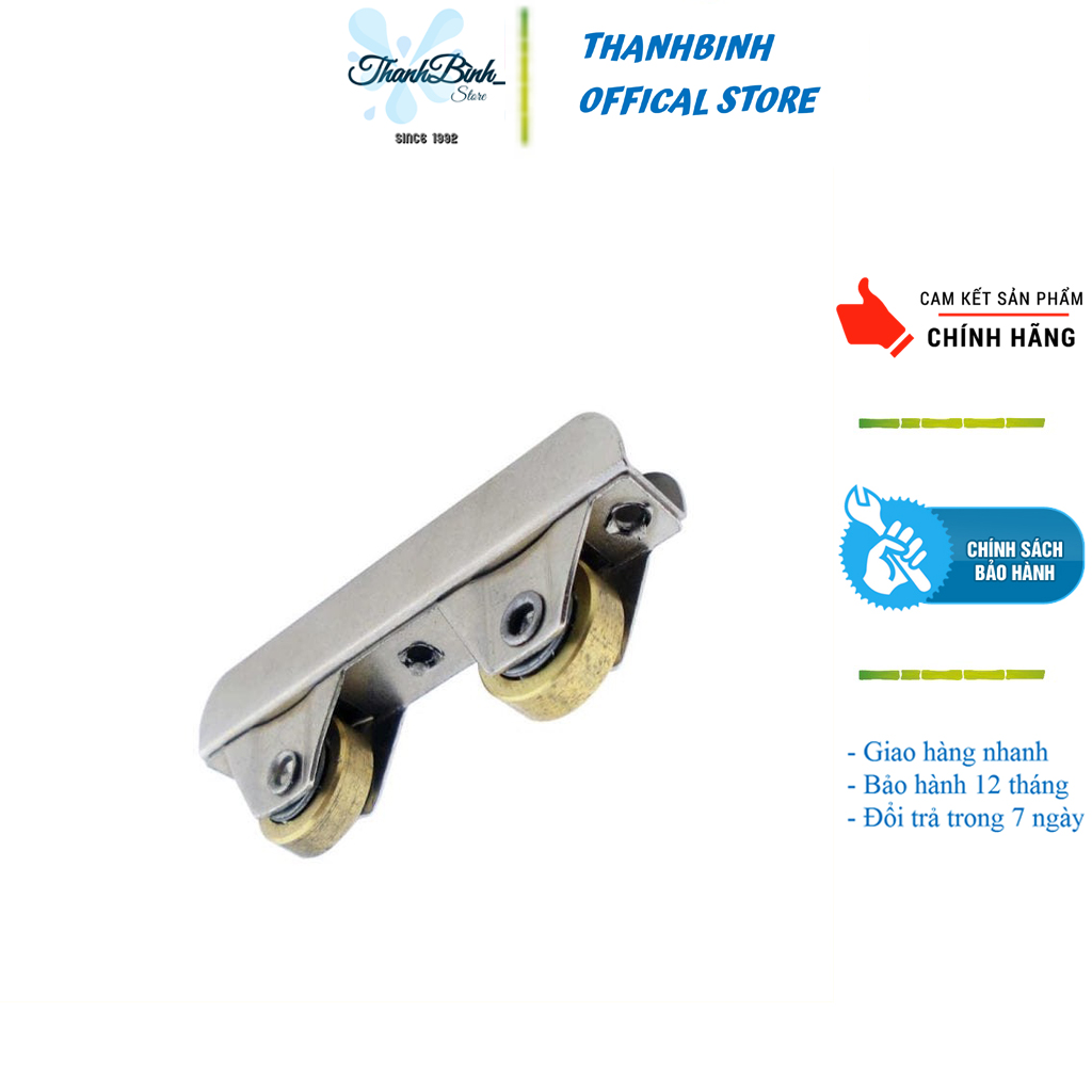 BÁNH XE TỦ KÍNH CỬA LÙA LOẠI ĐƠN/ KÉP