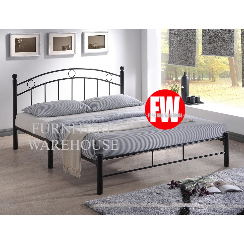 steel king single bed frame