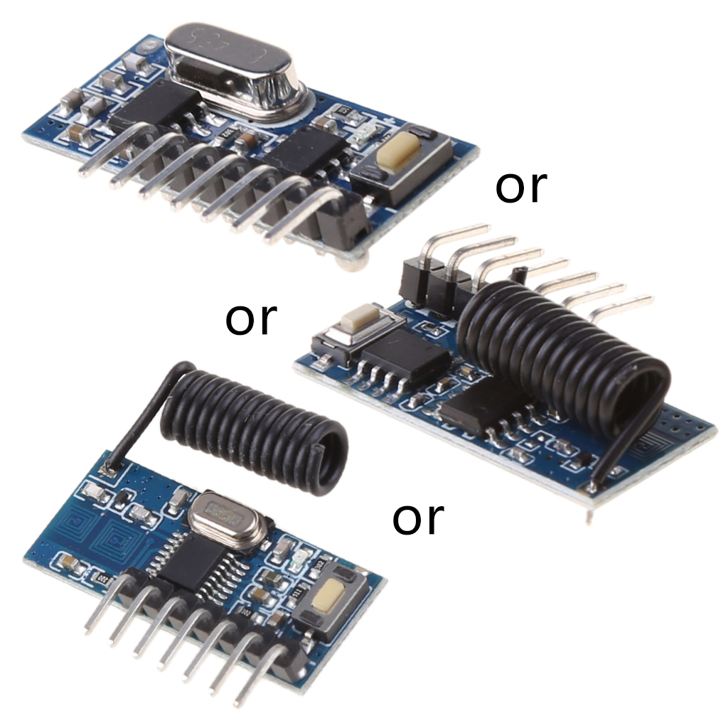 Wireless 433Mhz RF Module Transmitter Remote Control 1527 Learning Code Transmitter Module Decoding 4 Channel 4CH