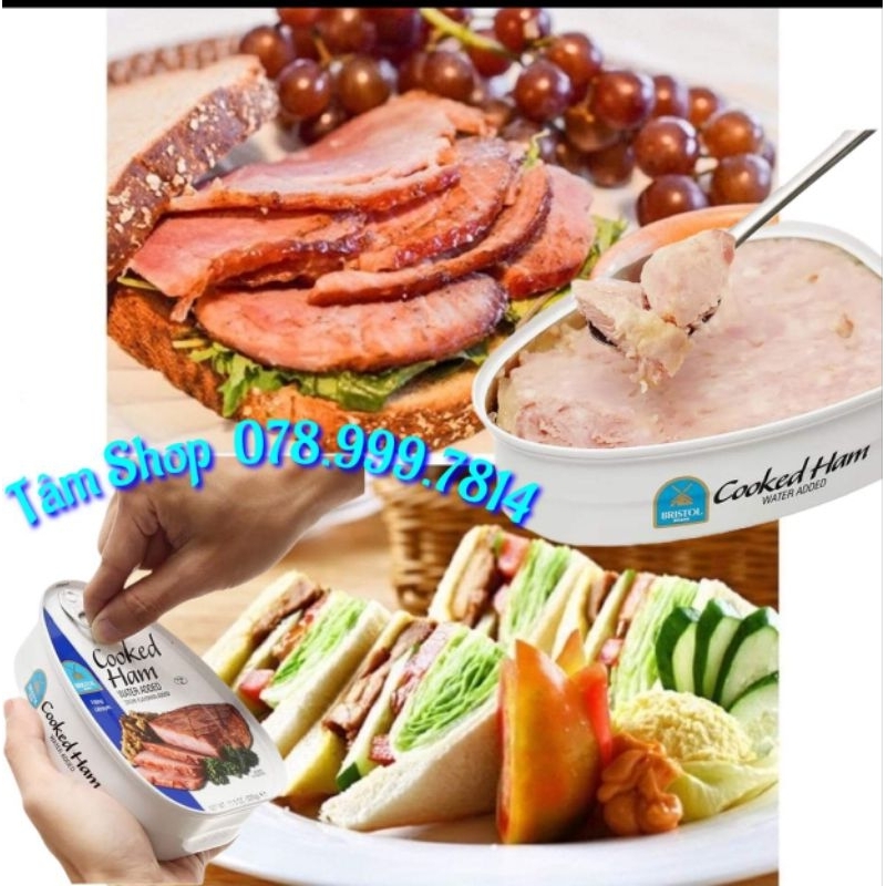 THỊT HAM NẤU CHÍN BRISTOL (HỘP 325G ) - THƯƠNG HIỆU HÀ LAN