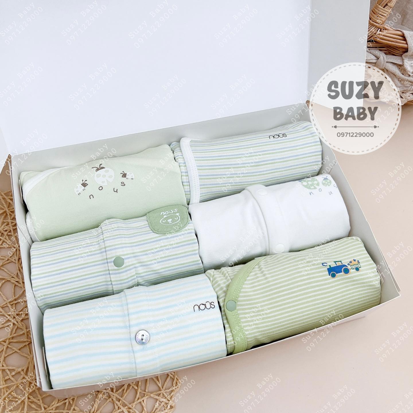 Set quà tặng cho bé sơ sinh Nous
