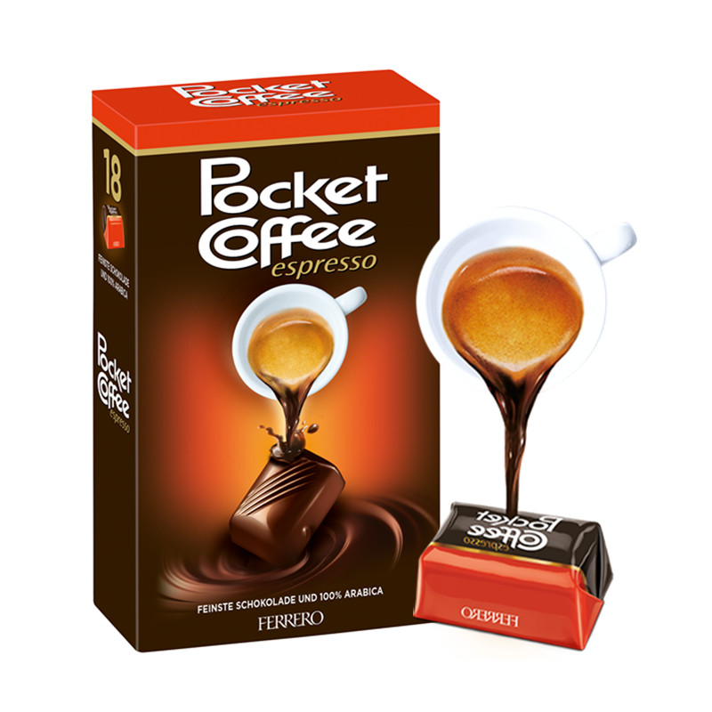 Caffeine Free Pocket Coffee Espresso Ferrero
