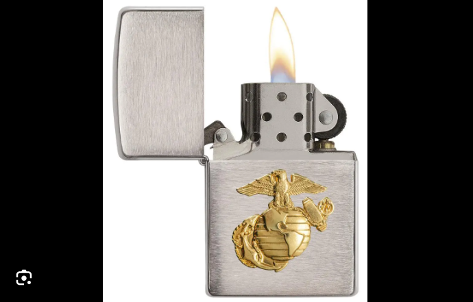 Emblem dán Zippo chim navy