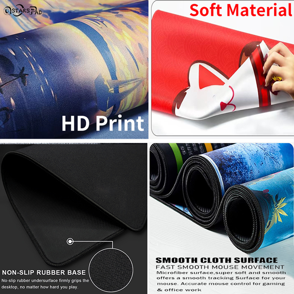 ASUS Gaming Mouse Pad Large Mouse Pad Gamer Big Mouse Mat Computer Mousepad XL Surface Mause Pad Keyboard Desk Mat For CS GO Mat