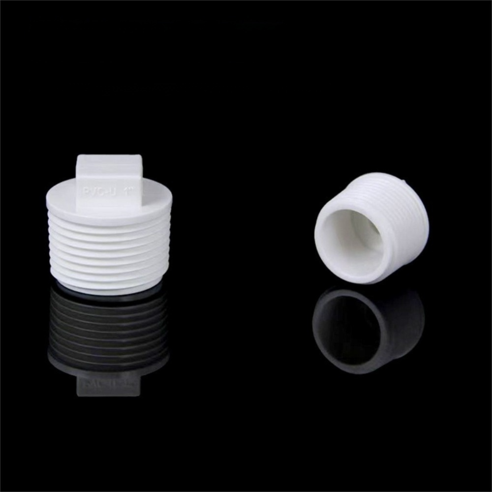 10pcs/set Portable PVC Male Thread End Cap Leak Proof 1/2