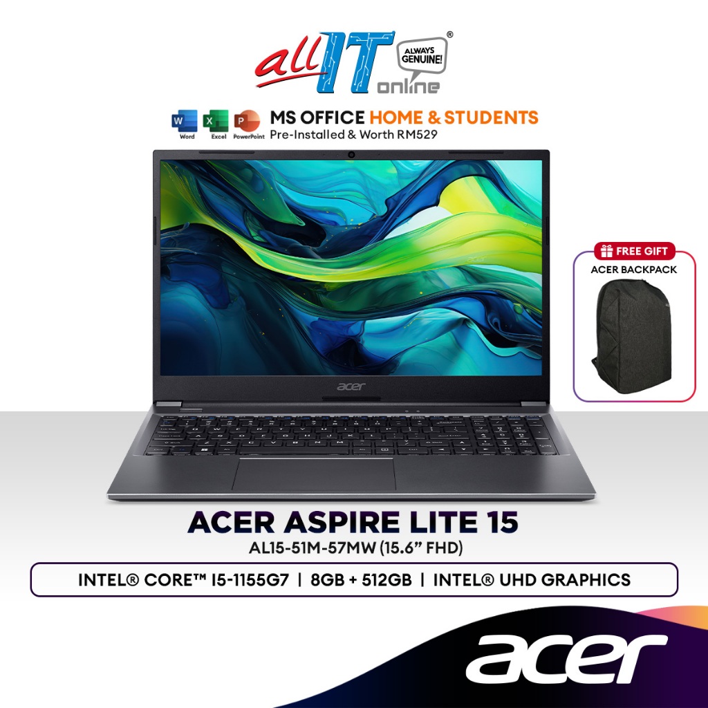 Acer Aspire Lite 15 AL15-51M-57MW 15.6