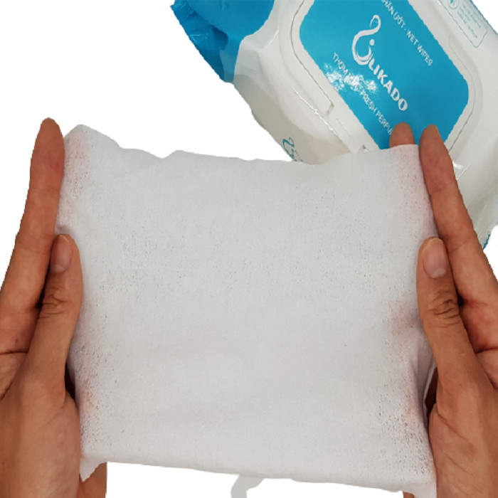 Khăn giấy ướt Likado không mùi cho bé gói 100 miếng kt 15x20cm