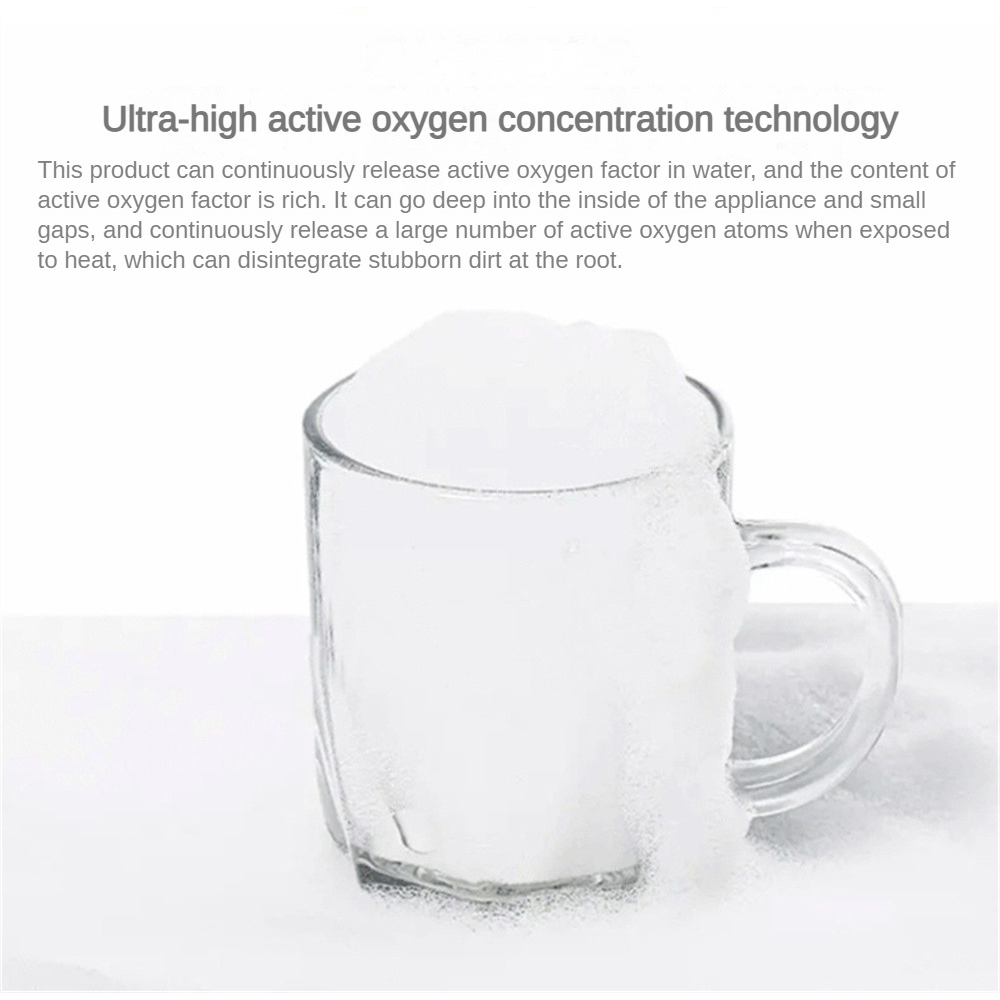 Oneapplepie 🍺quick delivery 🍺 Oxygen Cleaner Decontamination Effervescent Tablets Useful Laundry Washing Machine Cleaner Descaler Deep Multifunctional Supplies Deep Cleaning Dirt Descaler 洗衣机清洗剂 Sep.