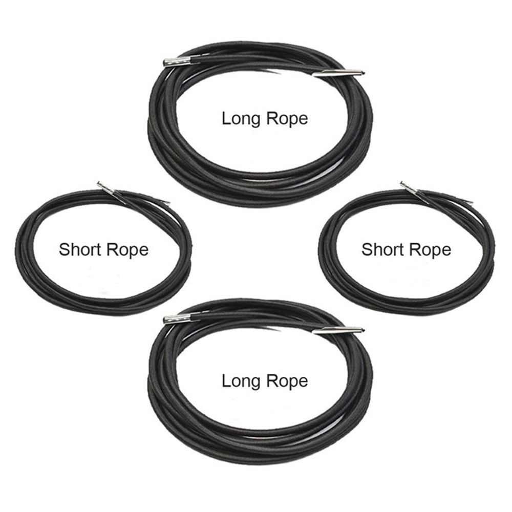 Juzhufei 4pcs multi-sử dụng phụ tùng thay thế gấp ghế phụ kiện sợi dây đàn hồi ràng buộc dây ghế ngồi có thể ngả dây đàn hồi