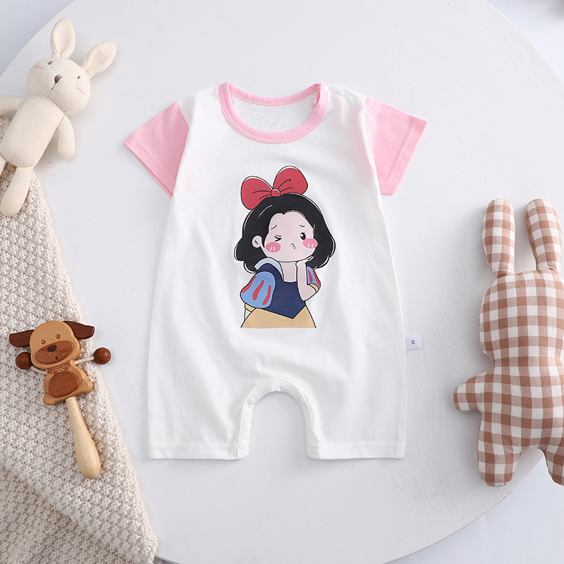 Bộ đồ liền thân  đùi cho bé trai và bé gái sơ sinh từ 3-12kg, hàng Quảng Châu cao cấp - BD10