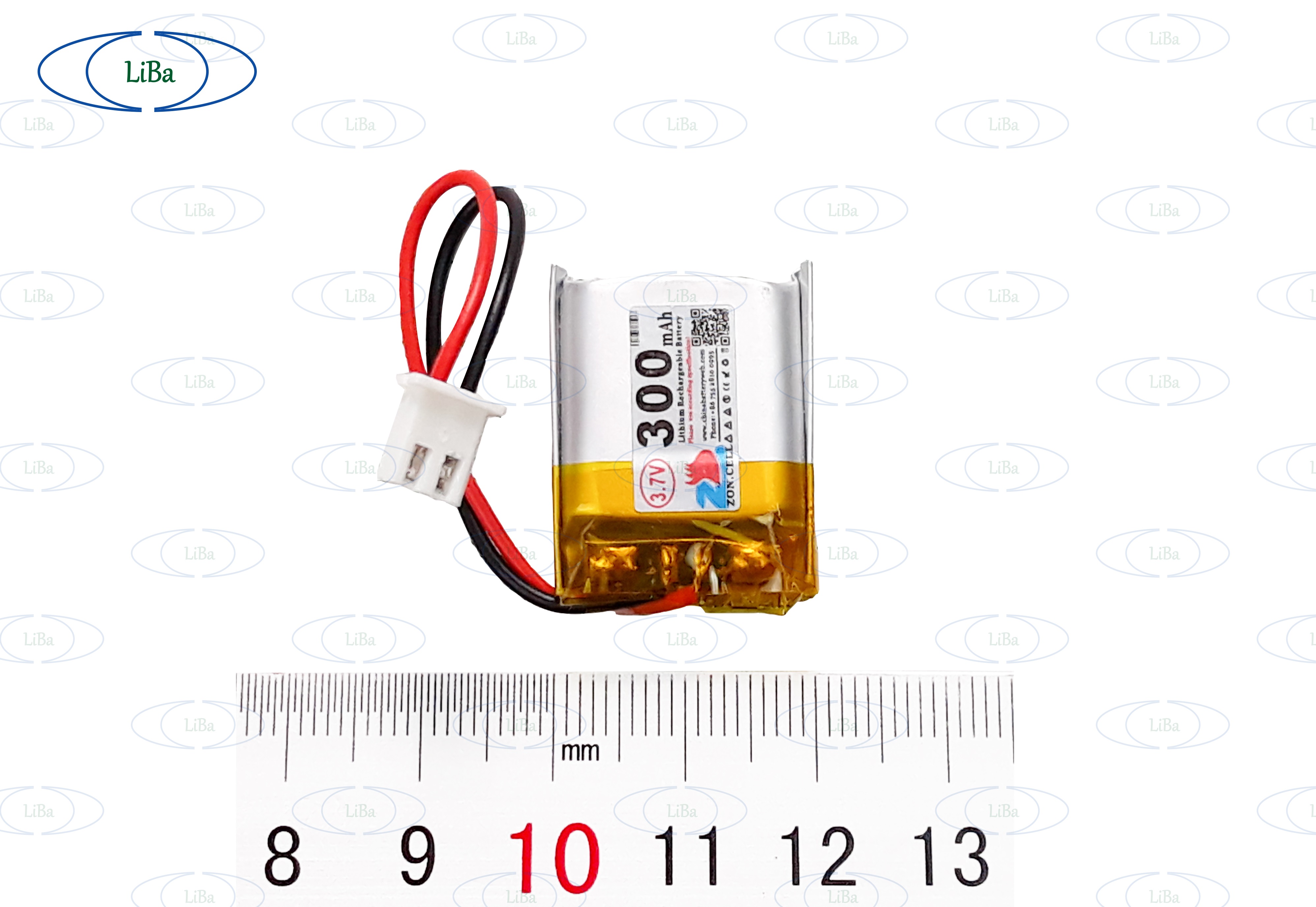 [HCM]Pin Smart Watch 3.7V 300mAh 6.5 x 20 x 25 mm - LiBa