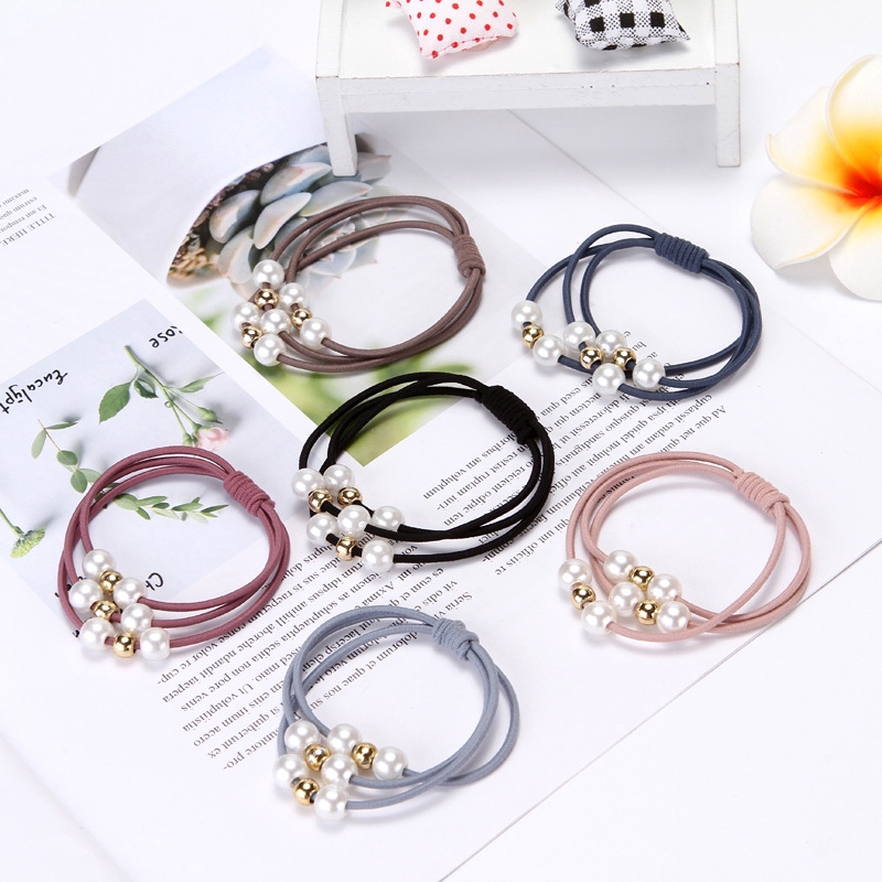 Dây cột tóc siêu xinh dây thun buộc tóc nữ Hàn Quốc hot trend
