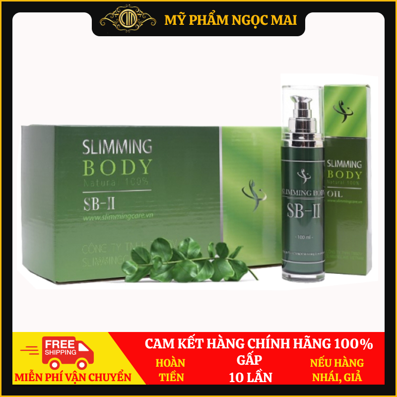 Bộ Ủ Nóng Đánh Tan Mỡ Bụng Mỡ Đùi Slimming Body 2 SB-II Phiên Bản Mới (Đai Điện ủ Nóng + Tinh Dầu + Thước Dây + Màng Bọc Nilong)
