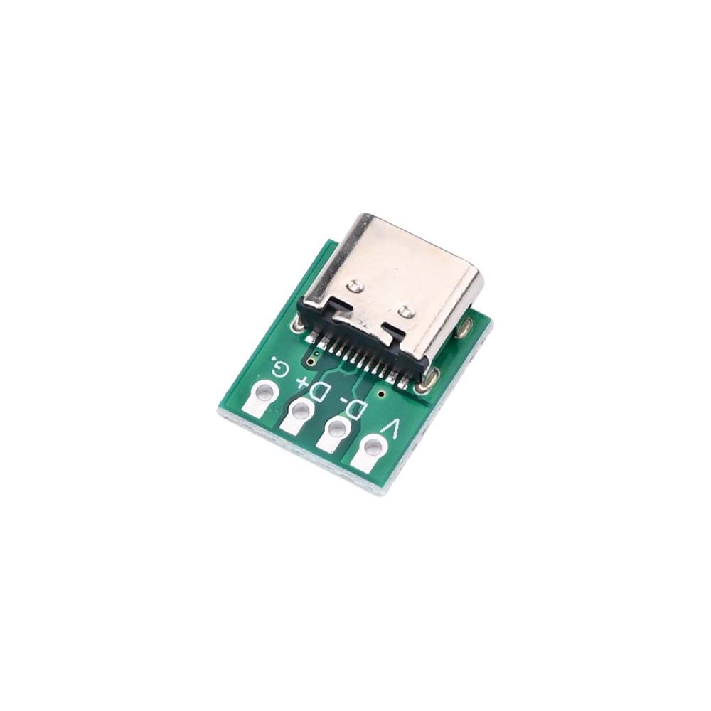 Diymore Bảng Kết Nối Slope Loại USB C Tự Làm 3.1 Nối Tiếp Cơ Bản Breakout Cổng Kết Nối Cái 16P Cho Dòng Dữ Liệu Dây Cáp Transfer