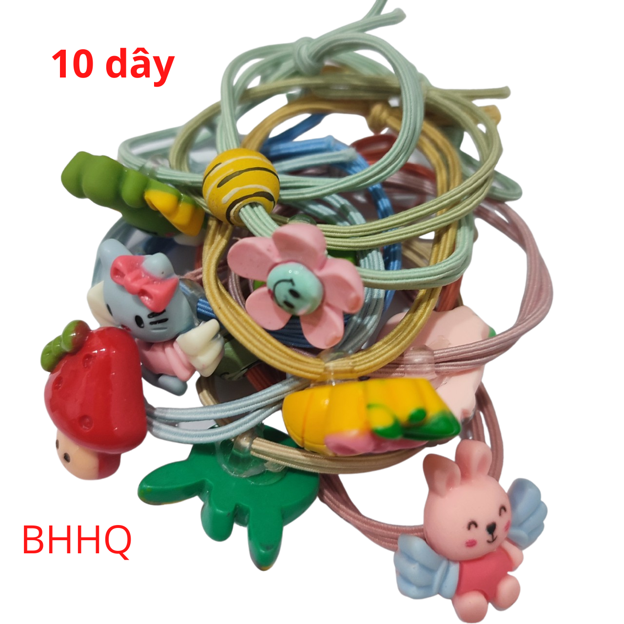 Combo 5 sợi dây cột tóc hình thú dễ thương.