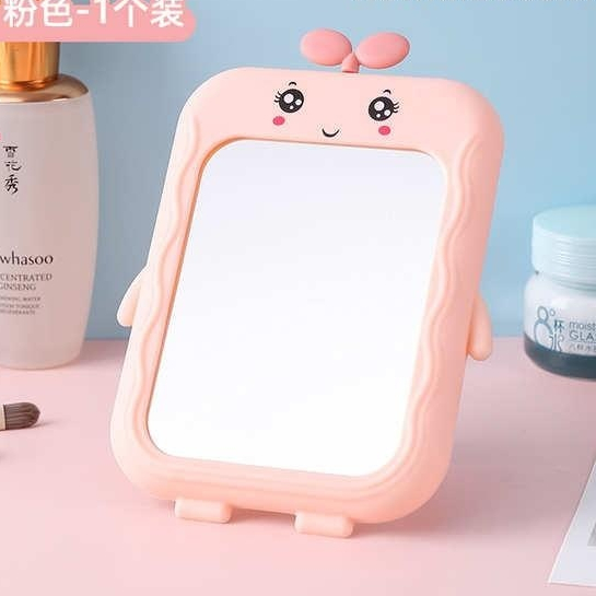 Gương để bàn gấp gọn mini MẦM CÂY dễ thương