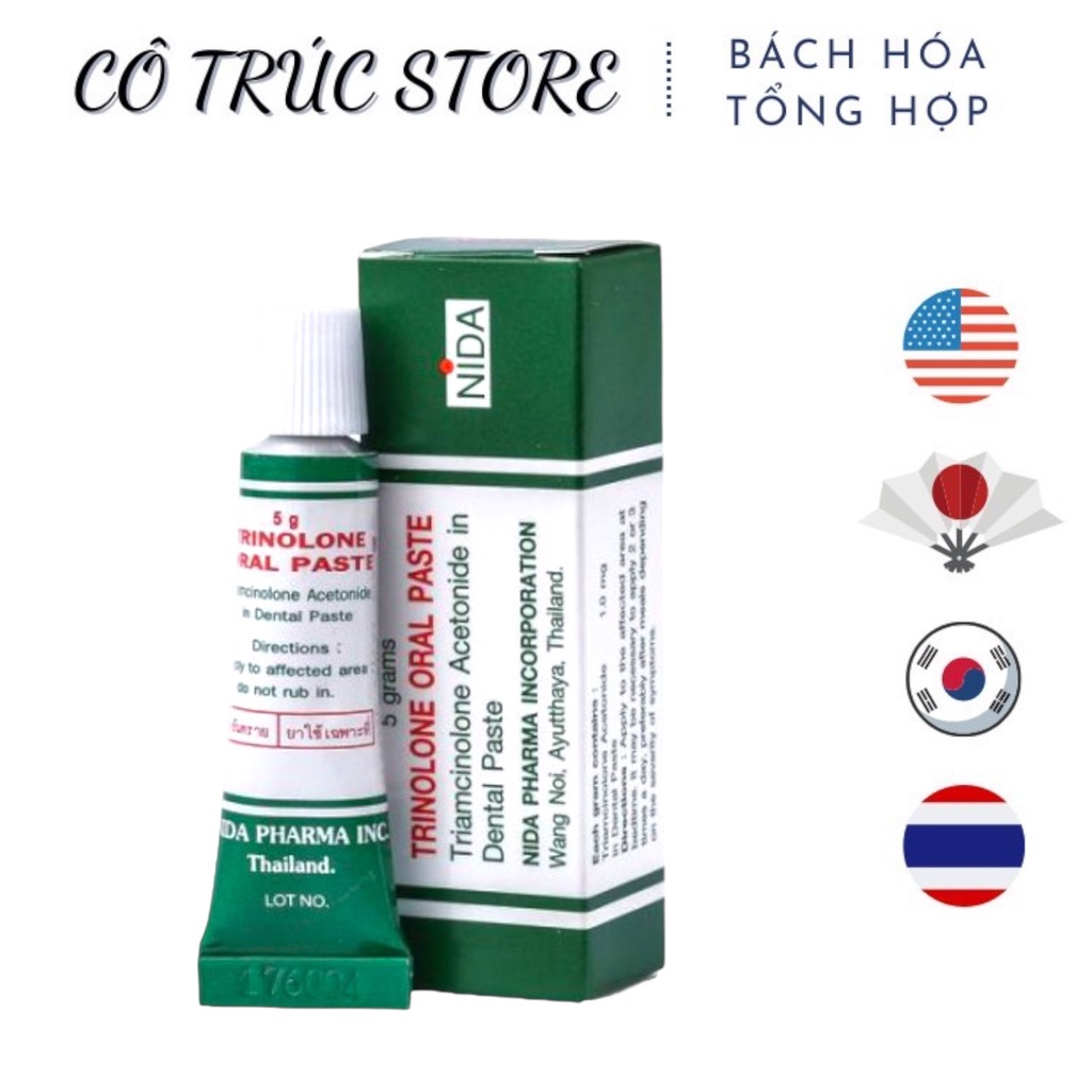 Kem giảm Nhiệt Miệng Nida Thái Lan 5gam