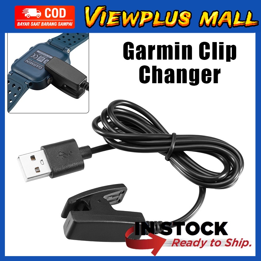 Charger USB Charging Data Cable Fit For Garmin Watch Forerunner 35 35J 230  235 630 645 Music 735XT, Approach G10 S20, Vivomove HR, ForeAthlete 35J