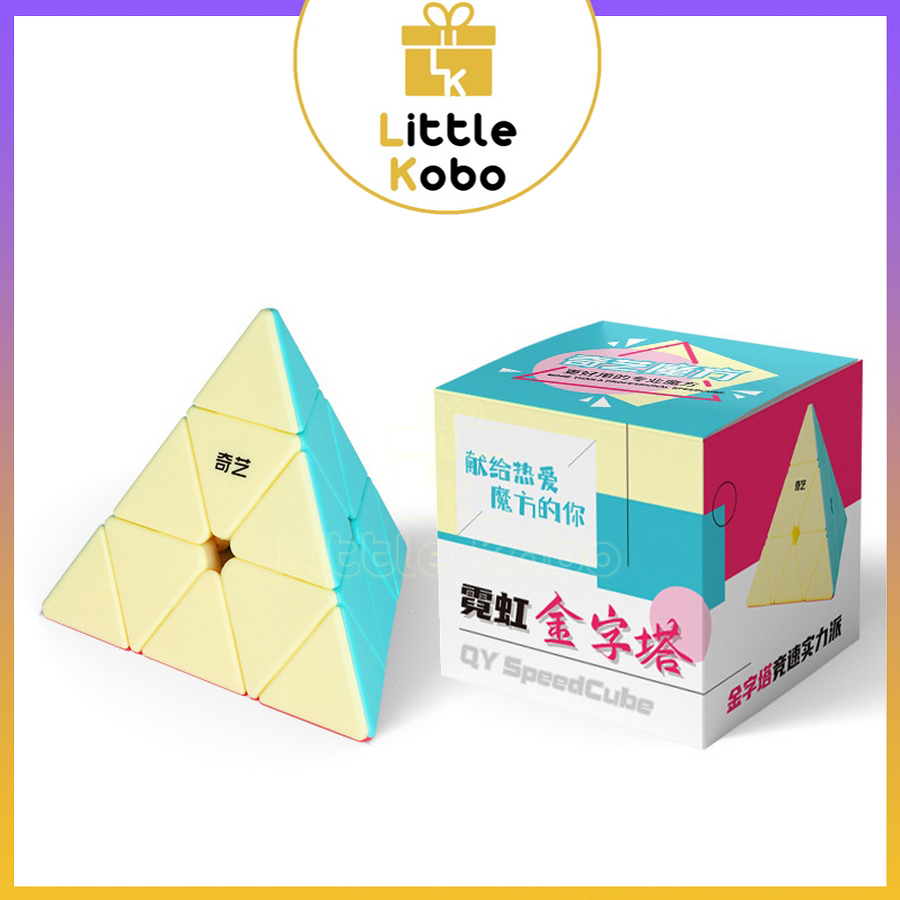 Bộ Sưu Tập Rubik QiYi Neon Edition Macaron 2x2 3x3 4x4 Ivy Cube Rubic Biến Thể Đồ Chơi Trí Tuệ Trẻ Em Phát Triển Tư Duy