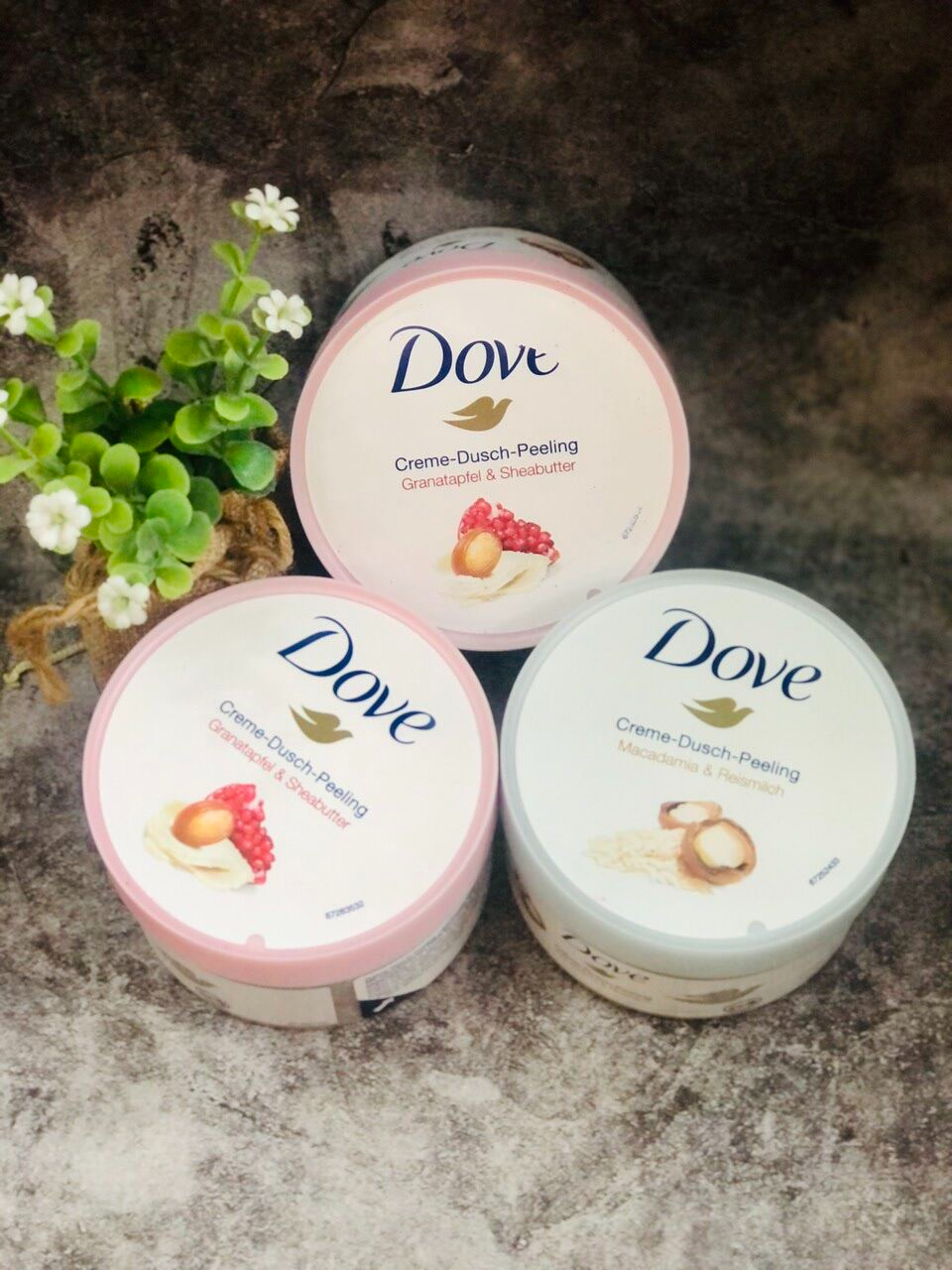 Tẩy Da Chết Toàn Thân DOVE Exfoliating Body Polish