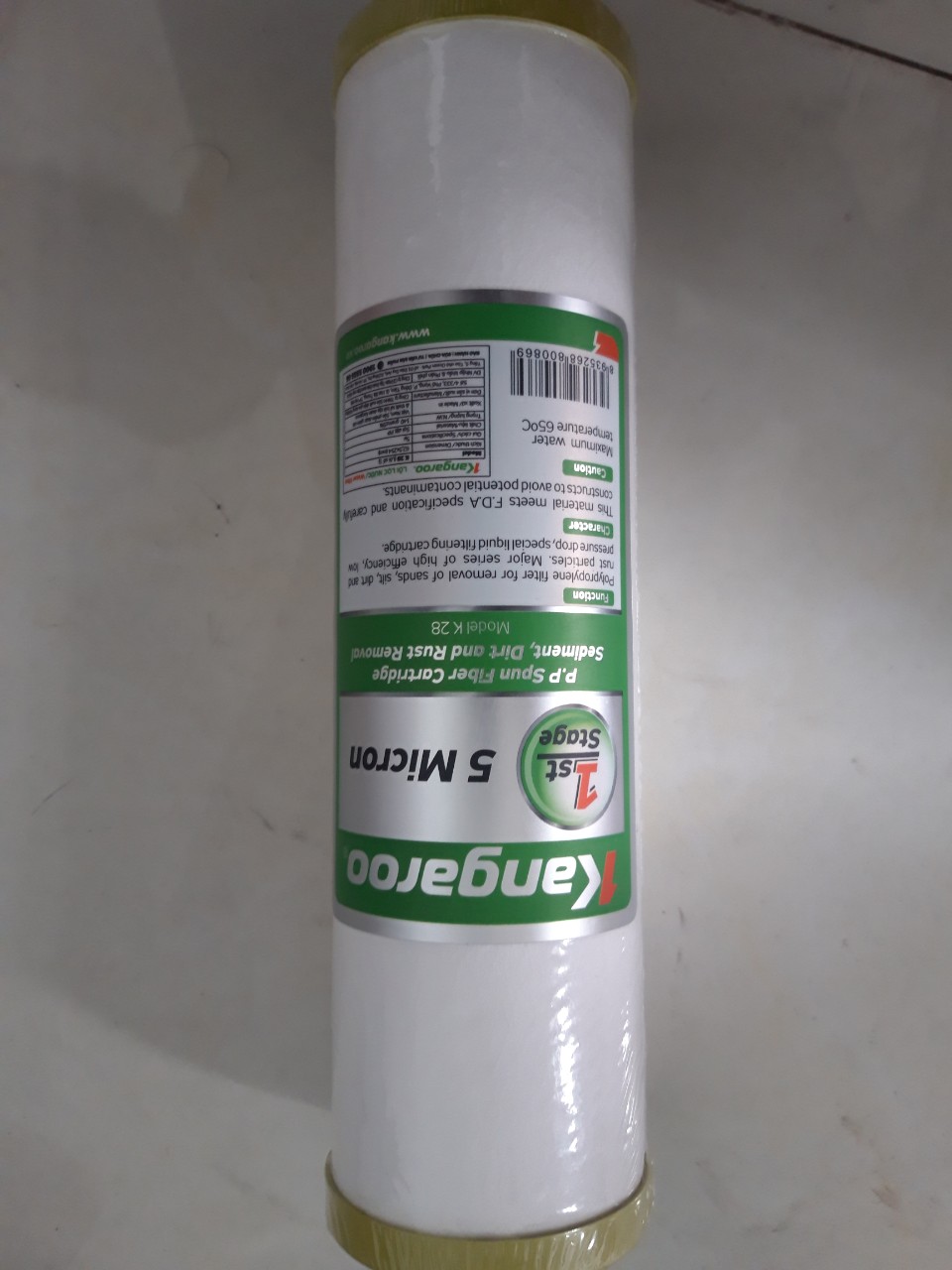 Bộ 3 lõi lọc 1 2 3 kangaroo