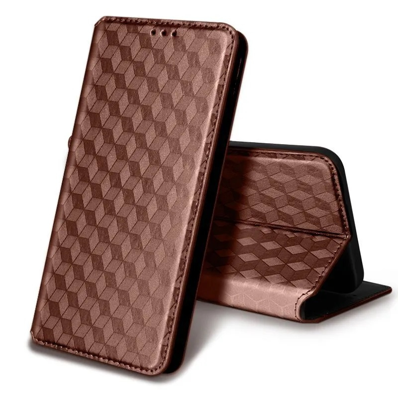 For Xiaomi Poco C75 Flip Case Diamond texture Wallet Card Slot Soft Silicone External Leather Stand Holder Flip Cover for Xiaomi Poco C75 Back Cover.
