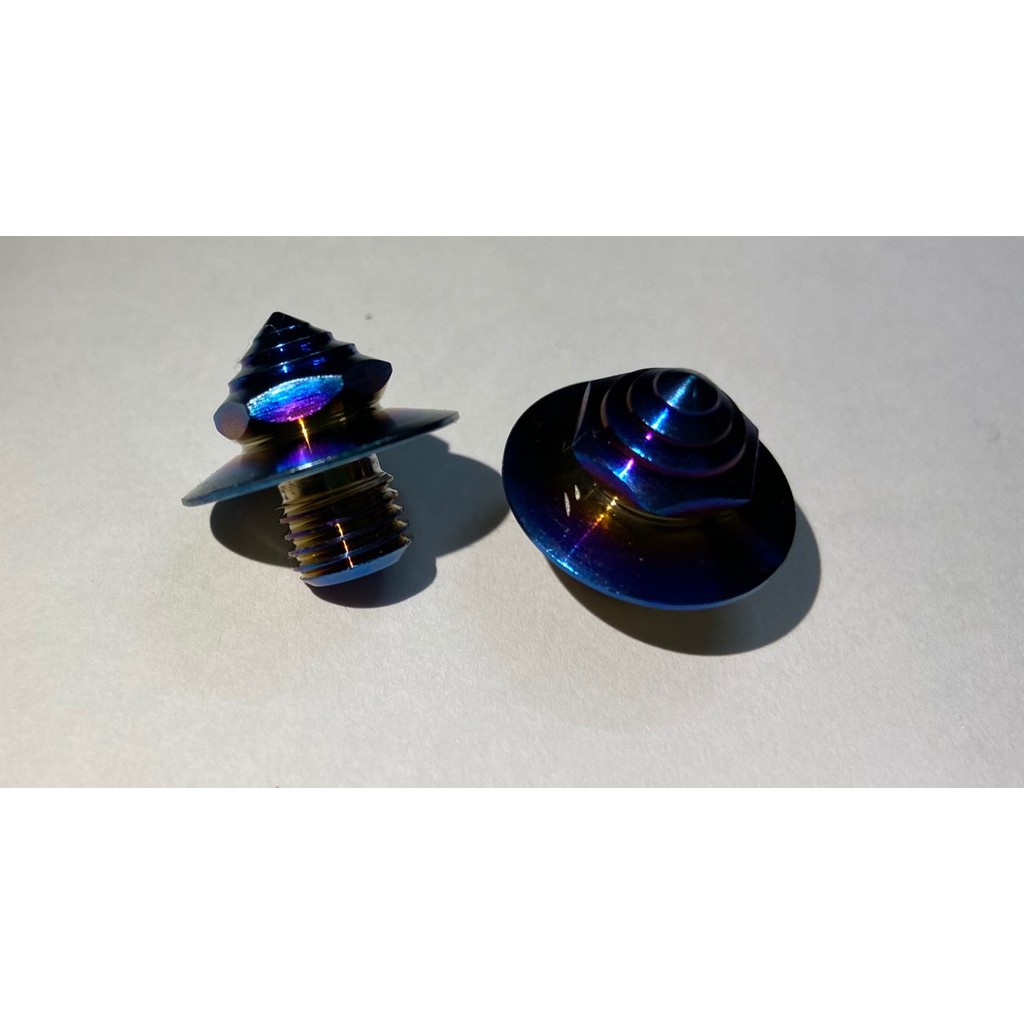 Ốc chân gương titan 7 màu gắn lỗ chân gương xe máy