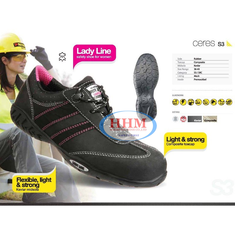 Giày bảo hộ nữ Safety Jogger Ceres