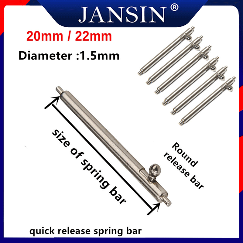 6pcs Diameter Watch Pin Tools Quick Release Watch Strap