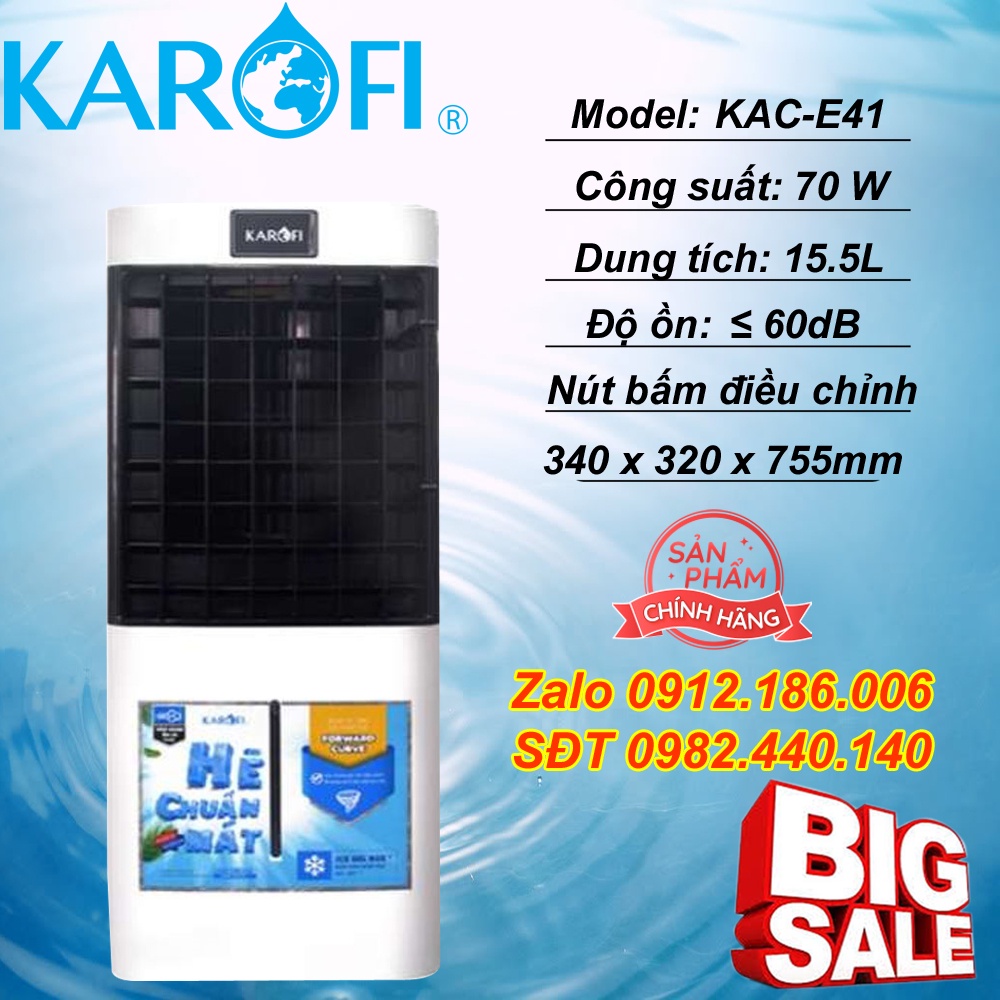 QUẠT ĐIỀU HÒA KAROFI KAC-E41