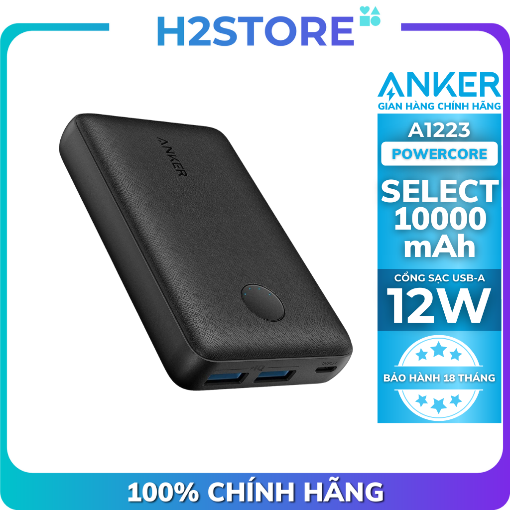 Pin sạc dự phòng Anker PowerCore Select 10000 - A1223