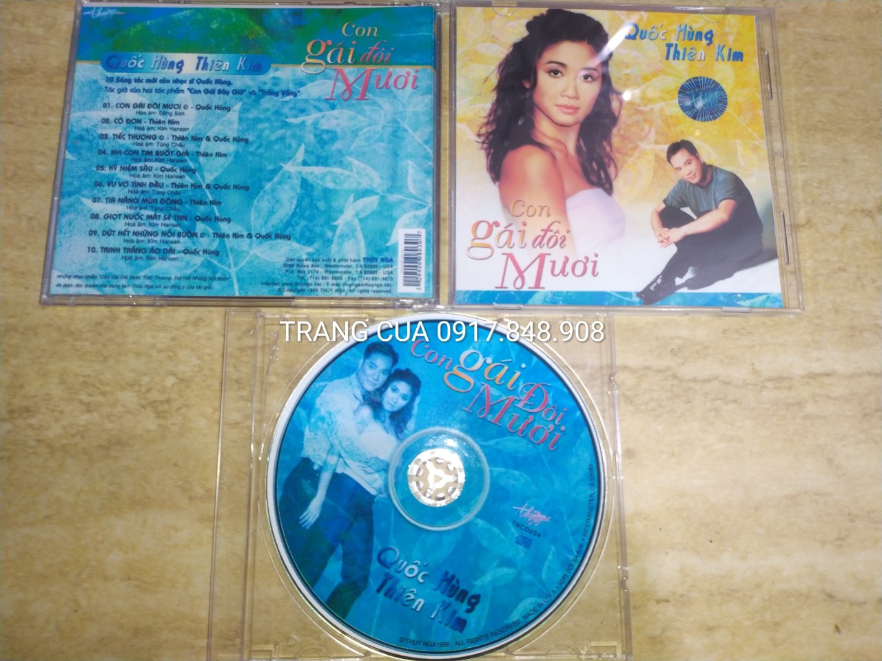 Bộ 07CD ca sĩ Thiên Kim nhạc hải ngoại