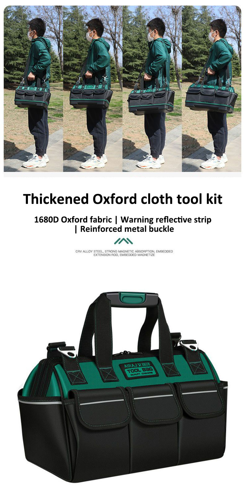 XINLANYASHE [Miễn Phí Vận Chuyển]Dụng cụ dụng cụ điện là chắc và bền, vải dày, cầm tay đa chức năng sửa chữa Túi Công cụ gia công gỗ đặc biệt