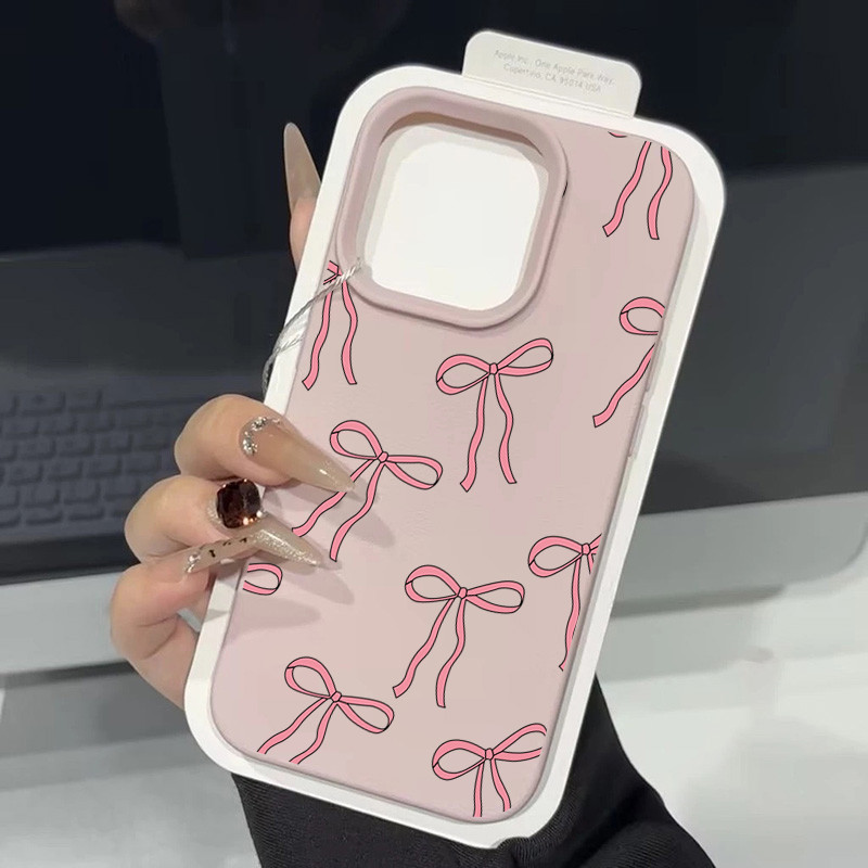 Handyhülle Aus Leder Für Iphone 16 15 14 13 12 11 Pro Max Pink_voghion.com