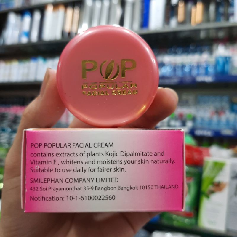 Kem Dưỡng Da Ngừa Nám POP Cream Thái Lan ( 1 lố 12 hũ )
