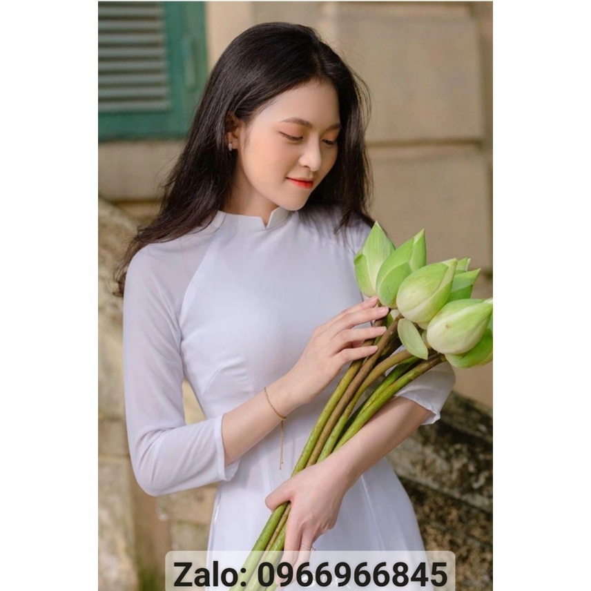 Áo dài trắng 4 tà_Áo Dài Đan Linh