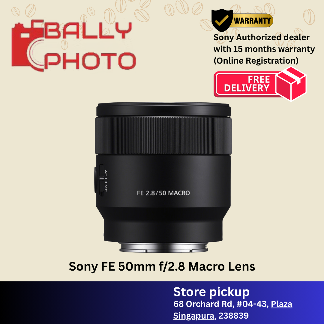 Sony FE 50mm f2.8 Macro Lens I SEL50M28 I Sony SG Warranty