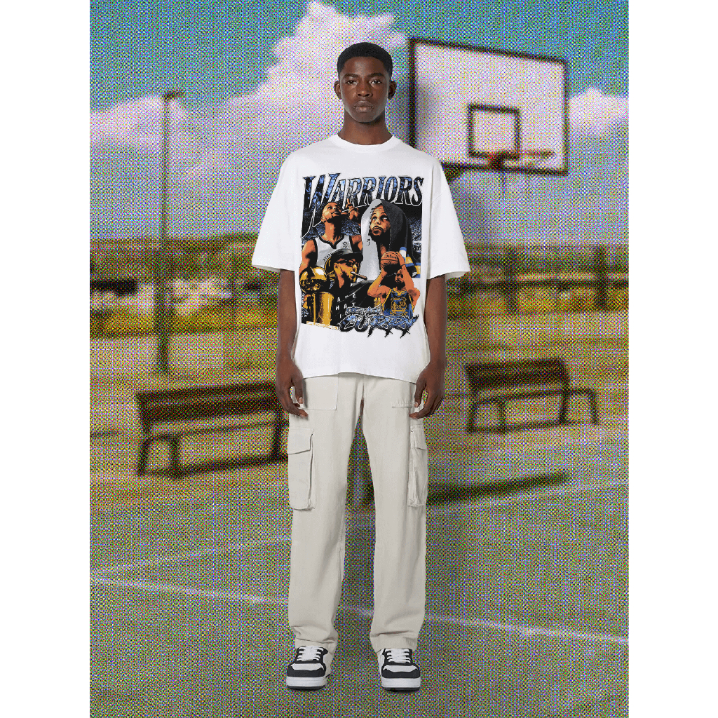 Áo thun bóng rổ Warriors "30" Curry Rats Tee