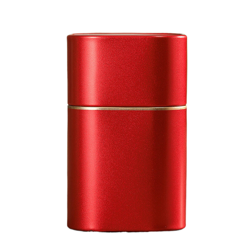Portable Tea Box Solid Color Tea Sealed Box Teaware Storage Container ...