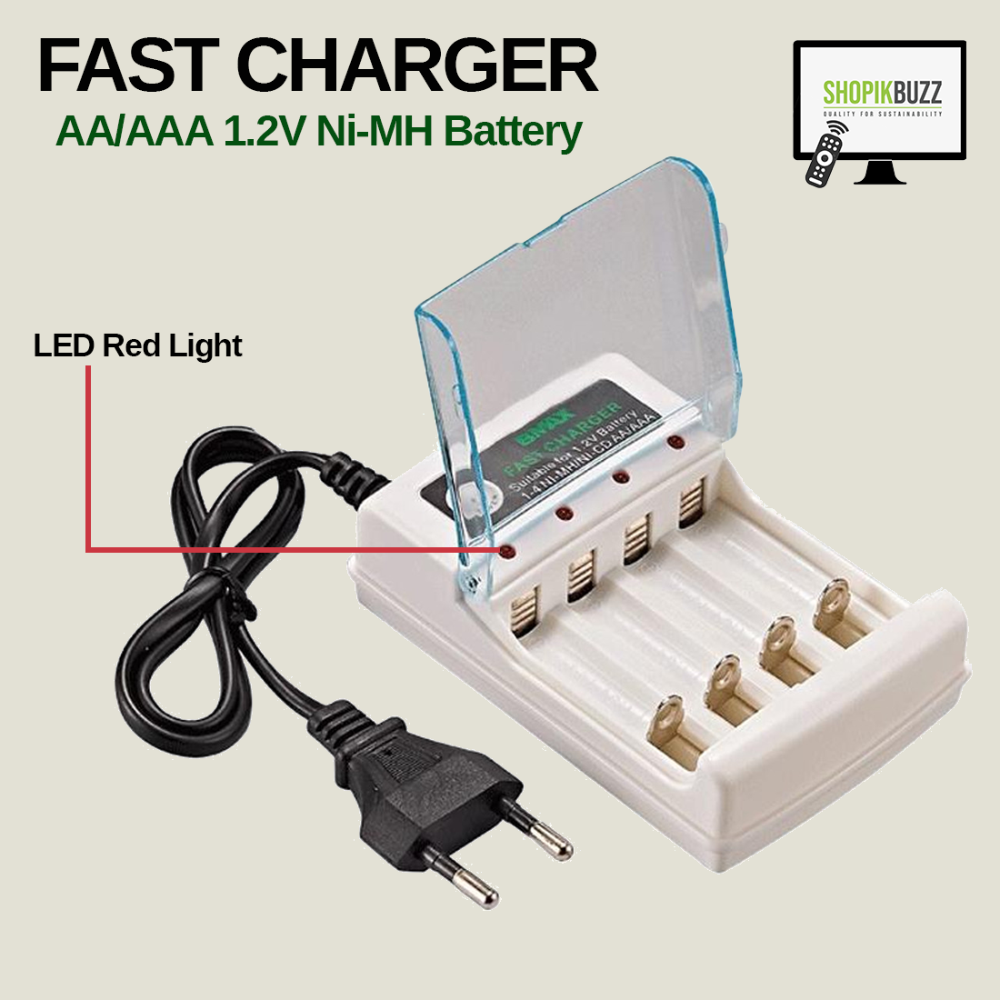 AA/AAA Cell Charger AA Battery Charger  |   Circuit Town