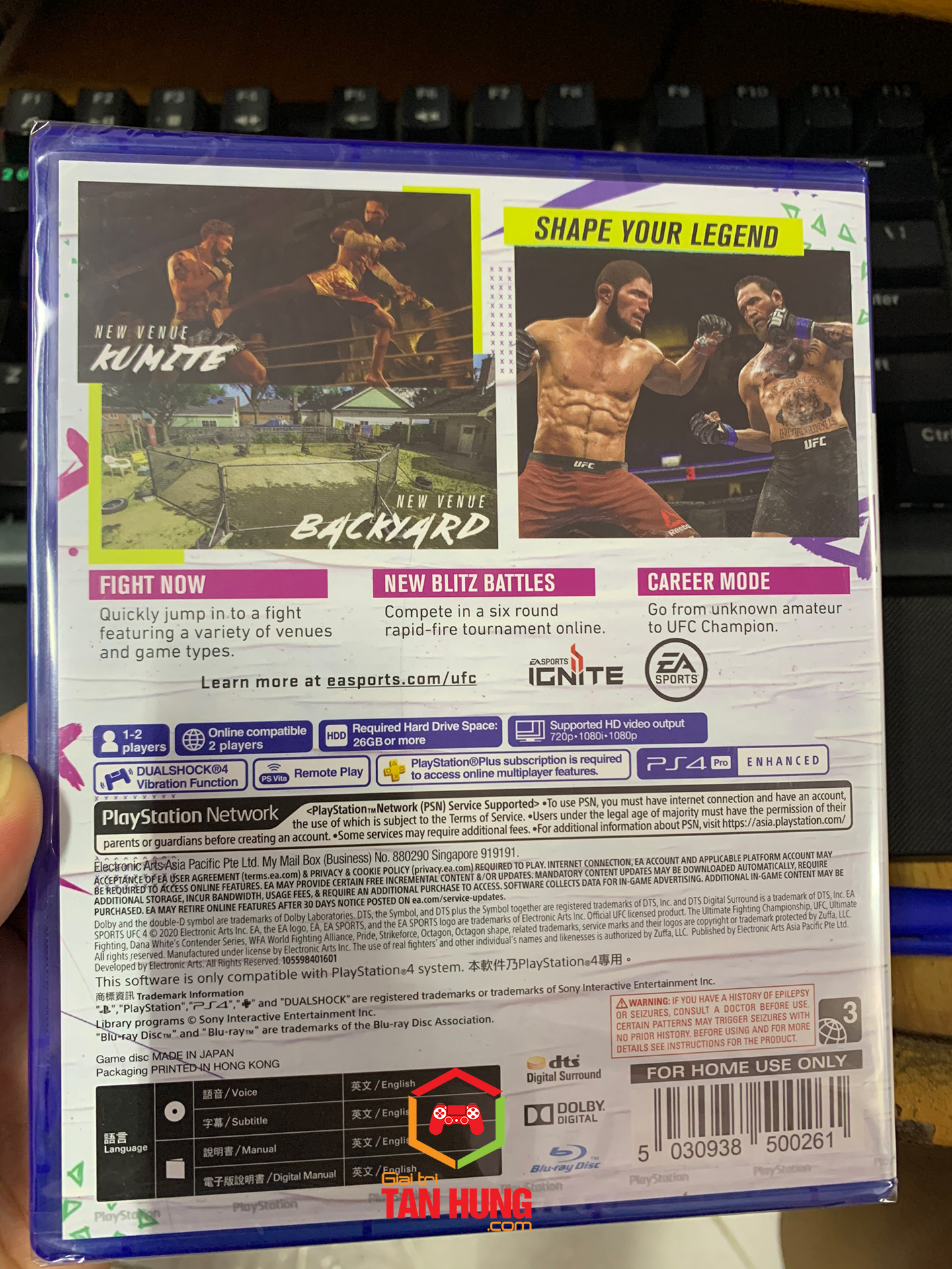 Đĩa Game Ps4 UFC 4