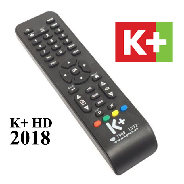 REMOTE ĐIỀU KHIỂN ĐẦU THU K+ HD Phiên Bản 2018