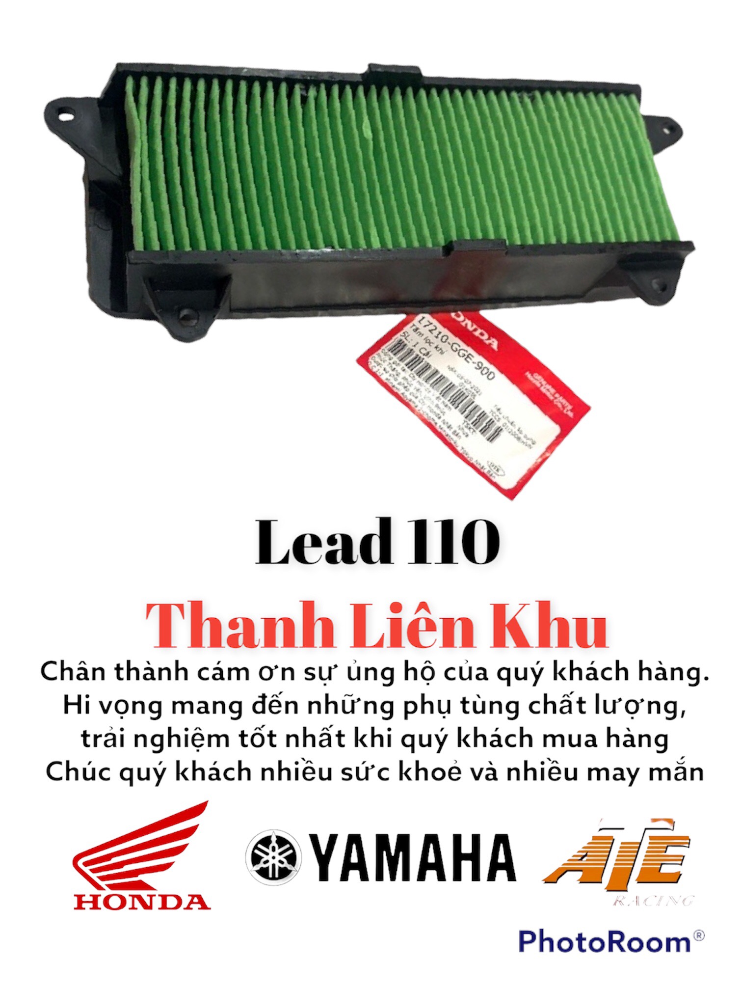 Lọc Gió Lead 110 Honda (có thể dùng chung cho SCR 110)