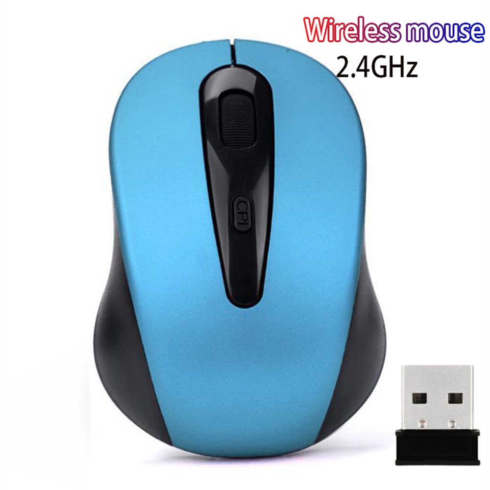 2.4G Wireless Mouse 1600DPI Adjustable Mini Optical Computer Mouse For Laptop Desktop
