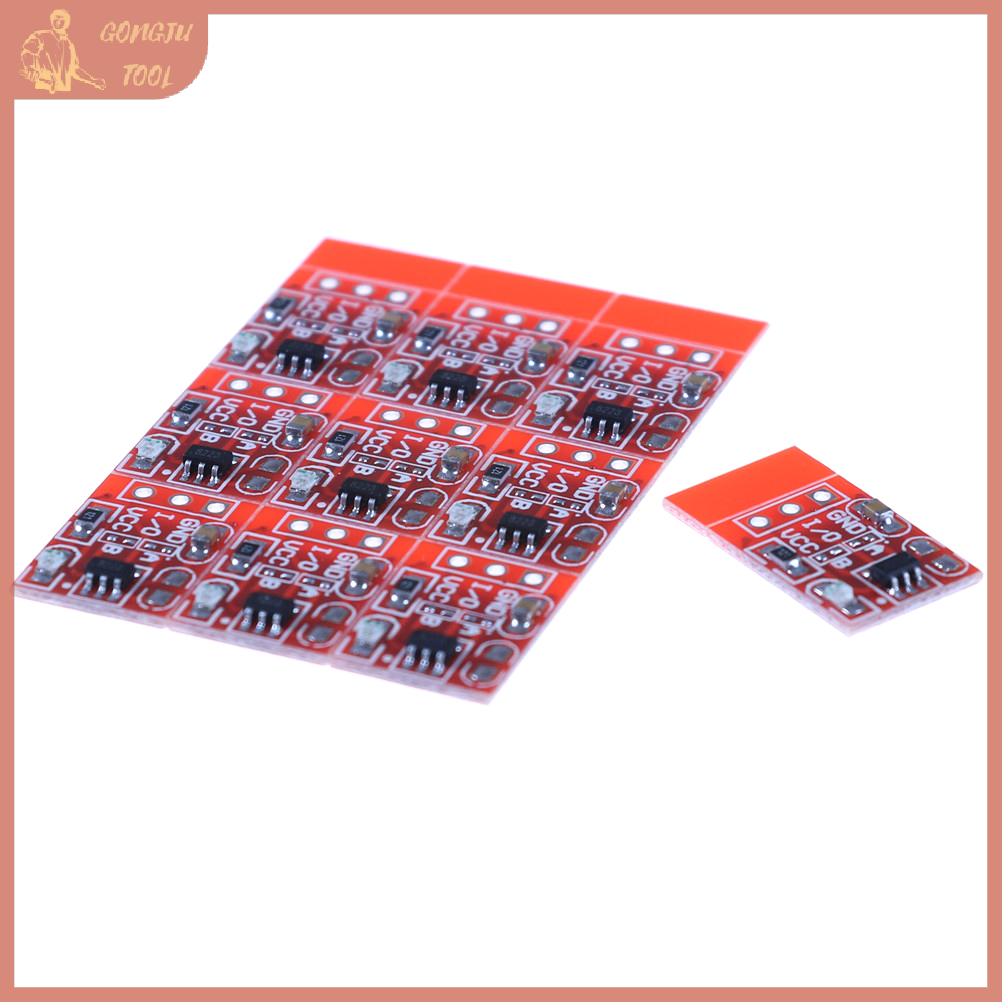 🔨 TOOL 10Pcs TTP223 Capacitive Touch Switch Button Self-Lock Module