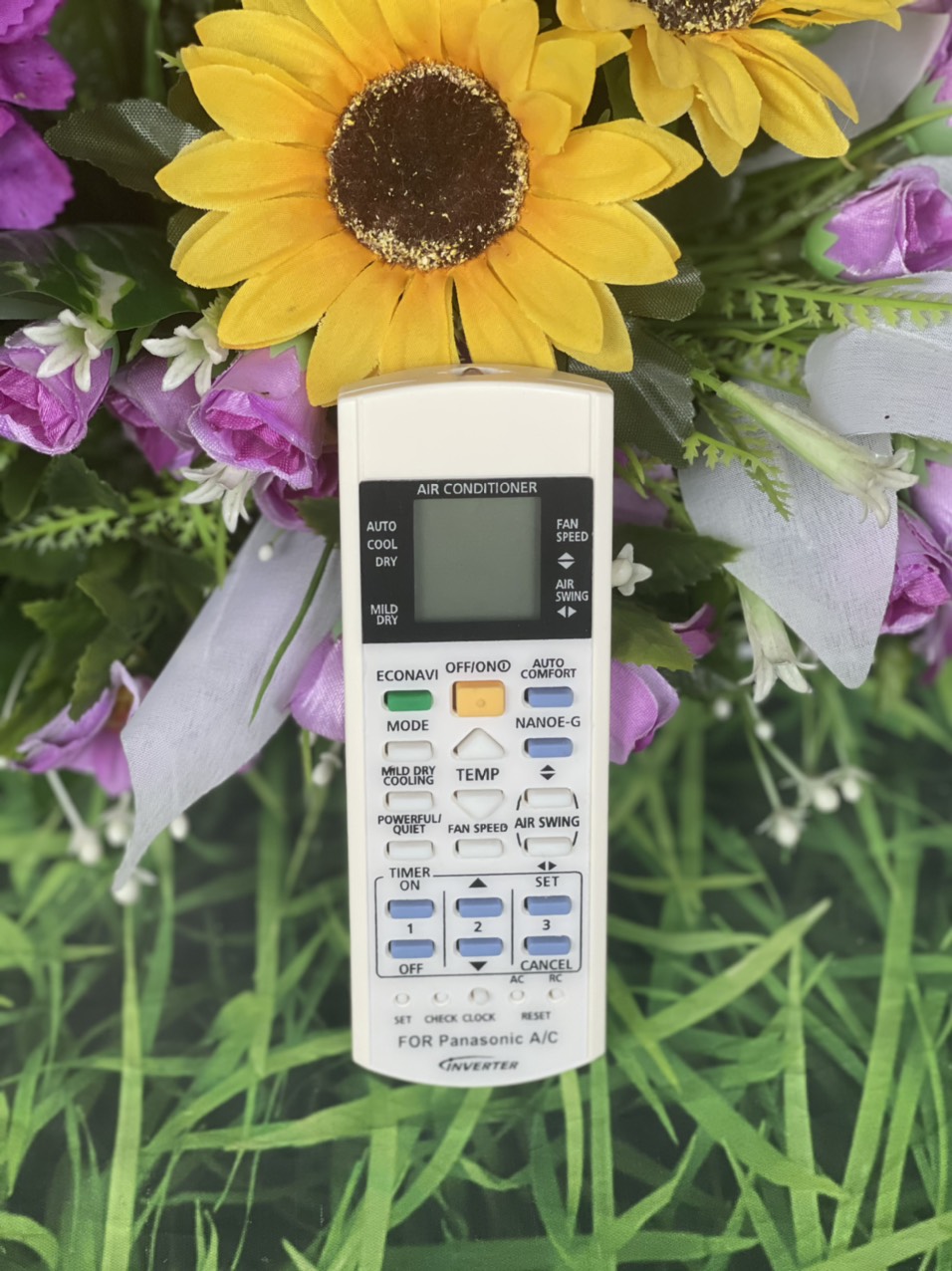 Remote máy lạnh Panasonic- bảo hành 03 tháng- Tặng pin
