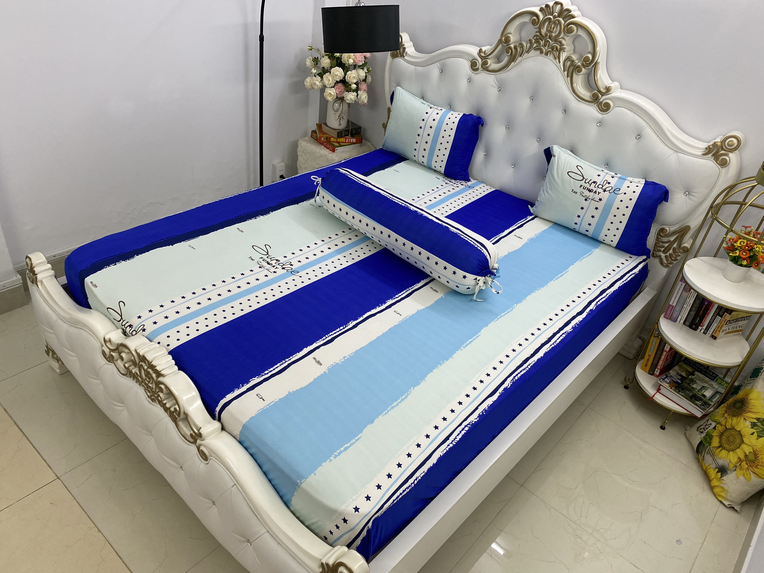Cool Korean Elastic Sheet Set { 4 Pieces } All Sizes